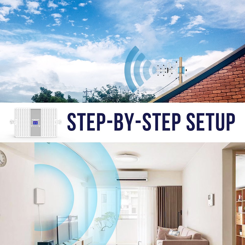 GOBOOST africa vodafone 1800 2100mhz dual band repeater 2g 3g dcs 4g mobile network signal booster